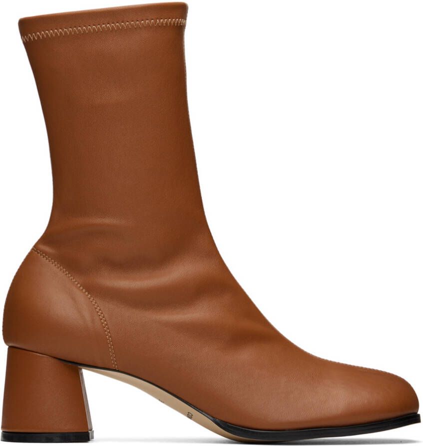 COMME SE-A SSENSE Exclusive Brown Basique Boots