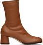 COMME SE-A SSENSE Exclusive Brown Basique Boots - Thumbnail 1