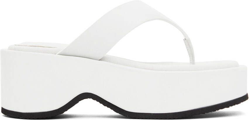 COMME SE-A SSENSE Exclusive Grey Joy Sandals