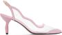 COMME SE-A SSENSE Exclusive Pink Silhouette Glossy Heels - Thumbnail 1