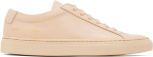 Common Projects Beige Achilles Low Sneakers