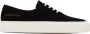 Common Projects Black Four Hole Sneakers - Thumbnail 1