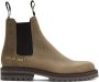 Common Projects Brown Winter Chelsea Boots - Thumbnail 1