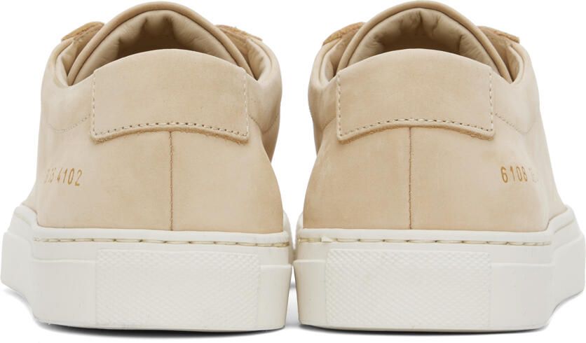 Common Projects Beige Achilles Low Sneakers