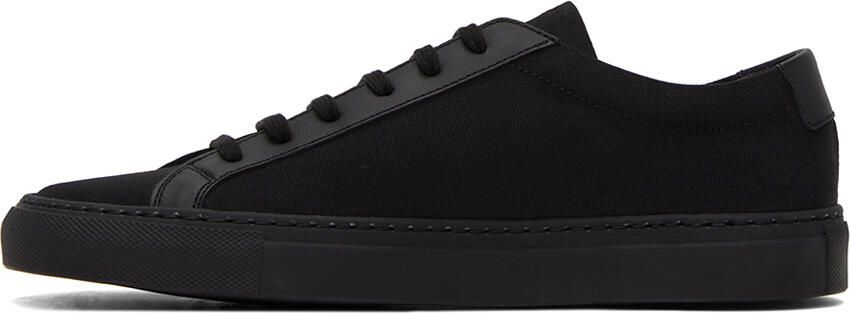 Common Projects Black Achilles Sneakers - Picture 3