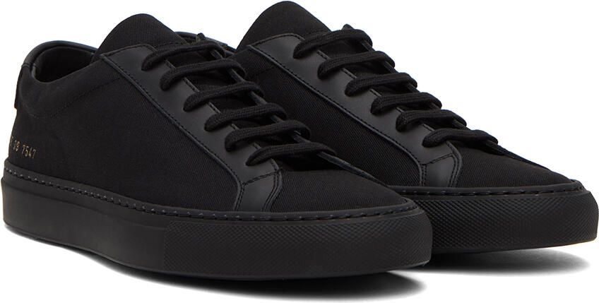 Common Projects Black Achilles Sneakers - Picture 2