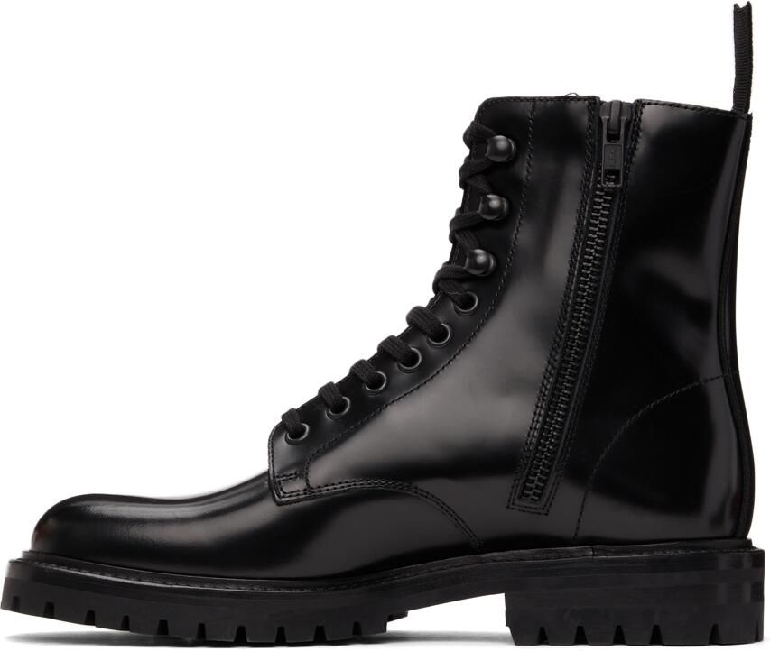 Common Projects Black Combat Boots - Picture 3