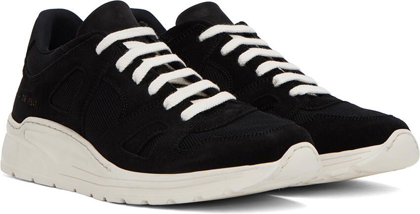 Common Projects Black Cross Trainer Sneakers - Picture 2