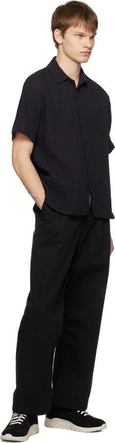 Common Projects Black Cross Trainer Sneakers - Picture 4