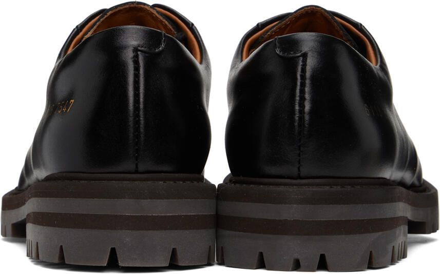 Common Projects Black Leather Derbys