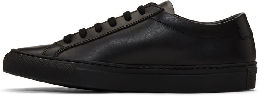 Common Projects Black Original Achilles Low Sneakers - Picture 2