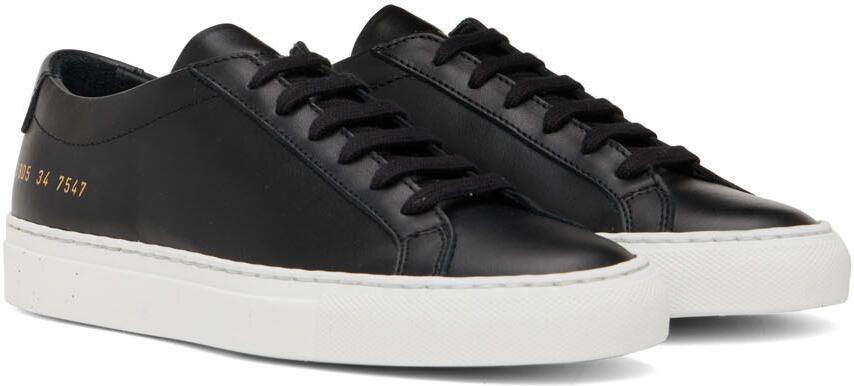Common Projects Black Original Achilles Low Sneakers - Picture 2