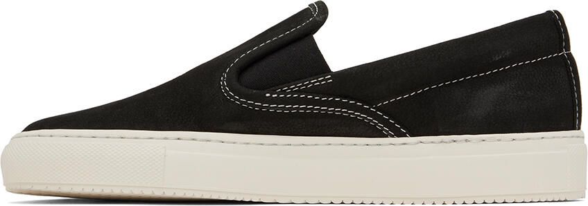 Common Projects Black Slip-On Sneakers - Picture 3
