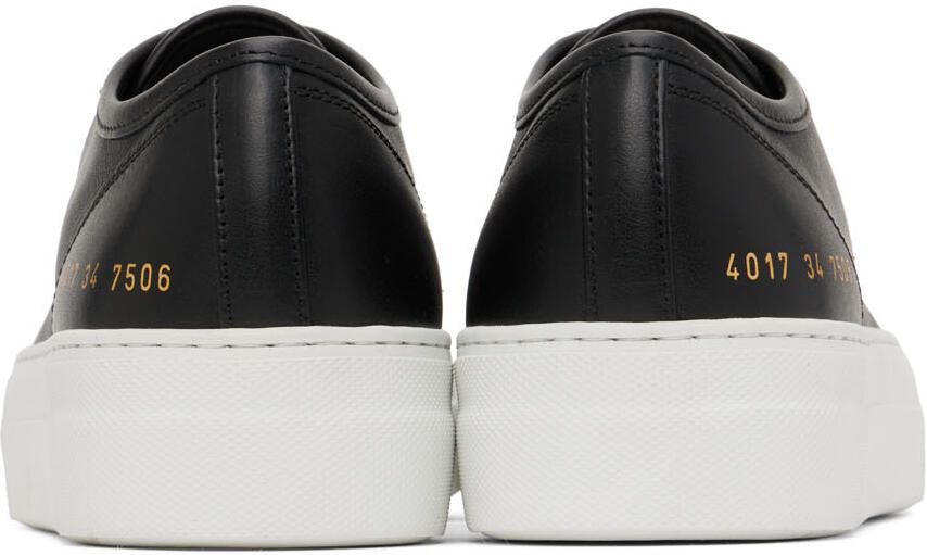 Common Projects Black Tournament Low Super Sneakers