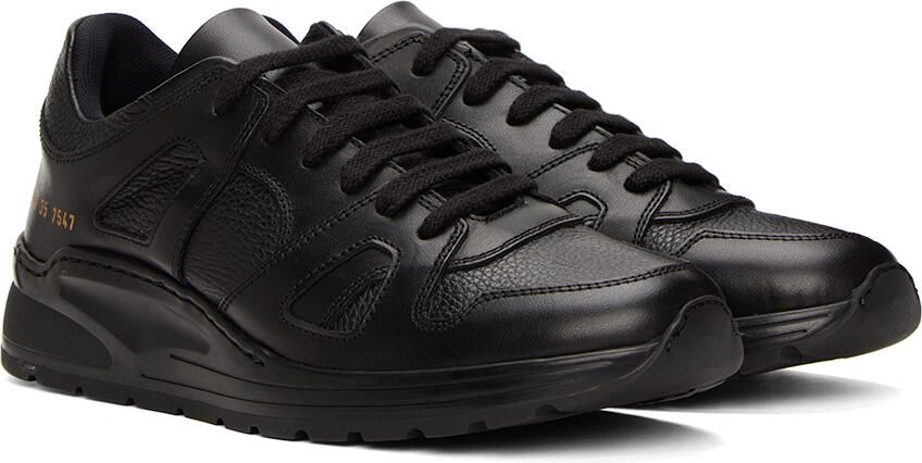 Common Projects Black Track Technical Sneakers - Picture 2