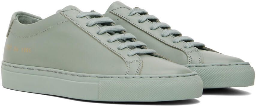 Common Projects Blue Original Achilles Low Sneakers - Picture 2