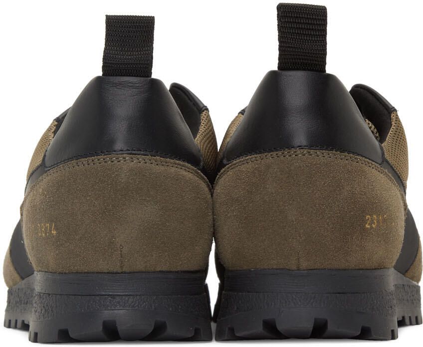 Common Projects Brown Track Technical Low Sneakers