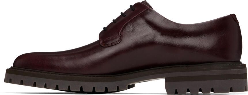 Common Projects Burgundy Leather Derbys - Picture 3