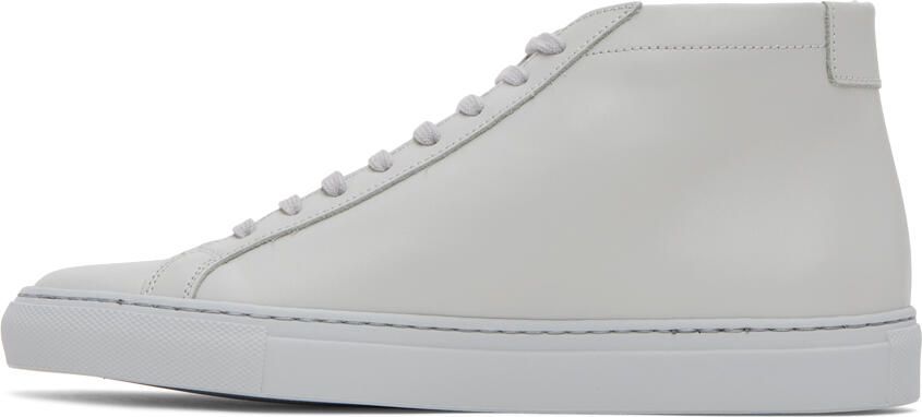 Common Projects Gray Achilles Mid Sneakers - Picture 3