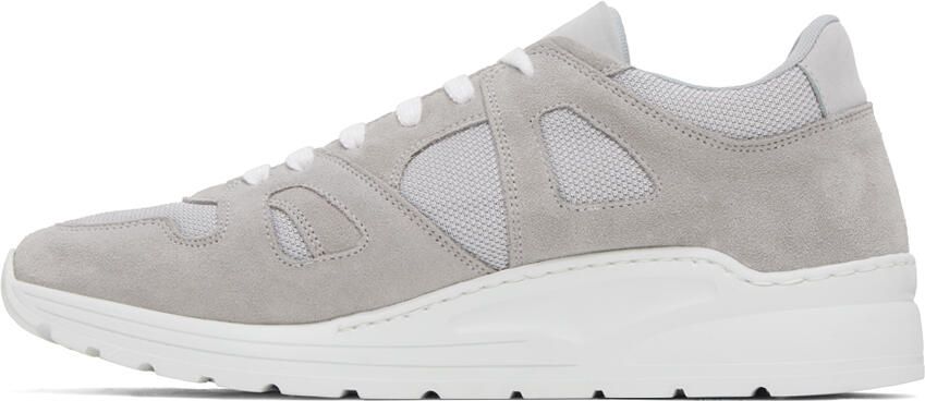 Common Projects Gray & White Track 80 Sneakers - Picture 3