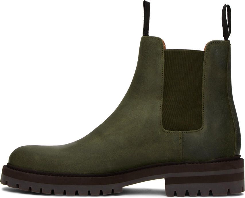Common Projects Green Kenia Chelsea Boots - Picture 3