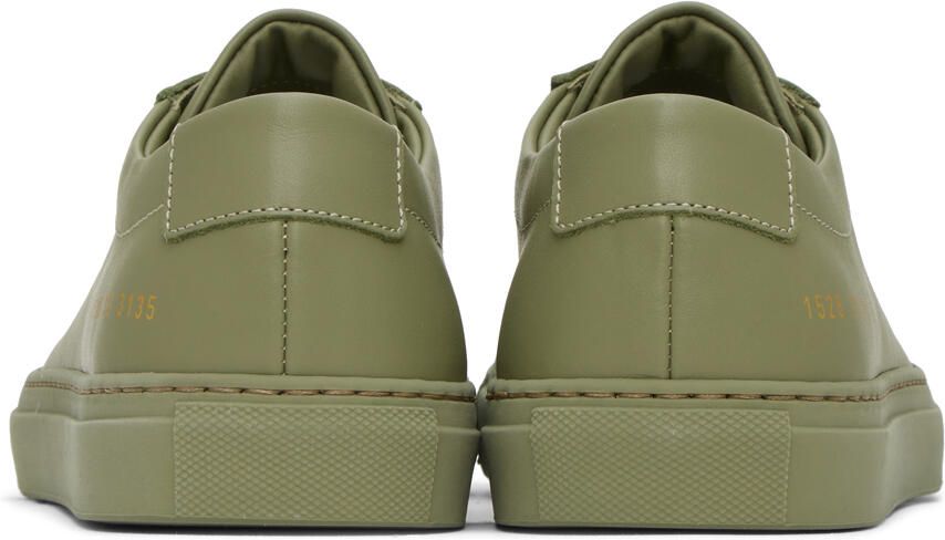 Common Projects Green Original Achilles Low Sneakers