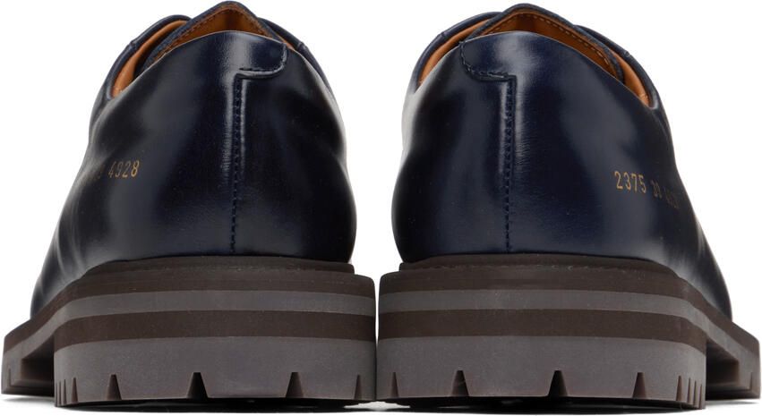 Common Projects Navy Lace-Up Derbys