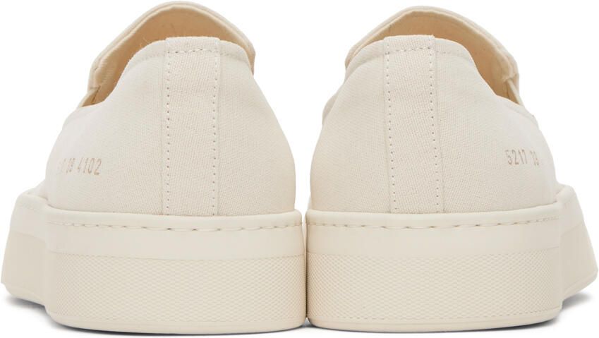 Common Projects Off-White Slip On Sneakers