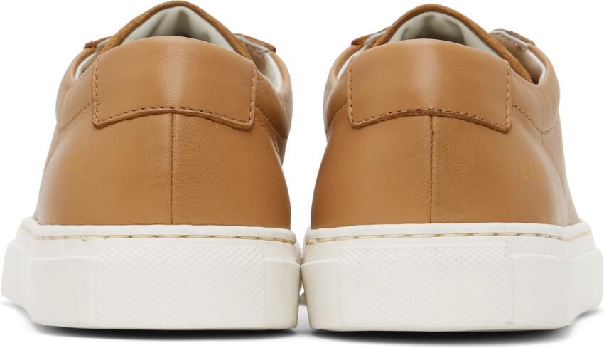 Common Projects Tan Achilles Low Sneakers