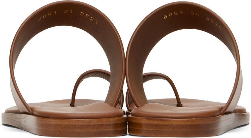 Common Projects Tan Minimalist Sandals