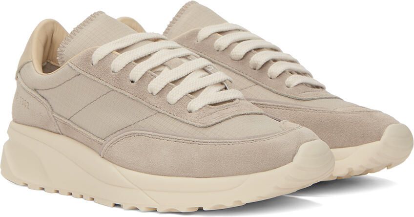 Common Projects Taupe Track 80 Sneakers - Picture 2