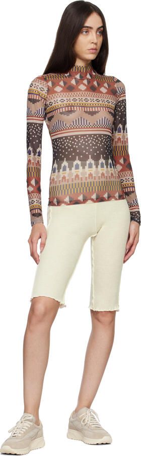 Common Projects Taupe Track 80 Sneakers - Picture 4