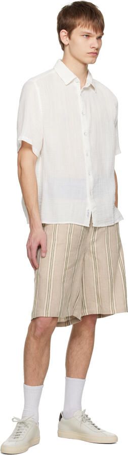 Common Projects White & Black Tennis 77 Sneakers - Picture 4