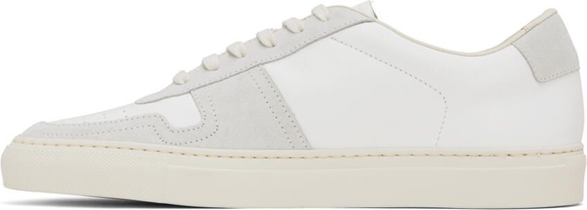 Common Projects White & Gray BBall Summer Sneakers - Picture 3