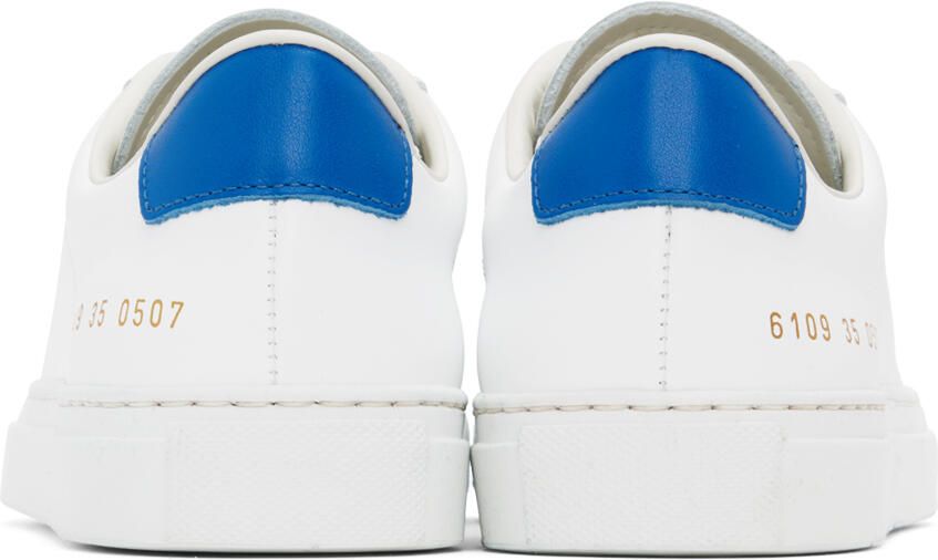 Common Projects White Retro Low Sneaker - Picture 5