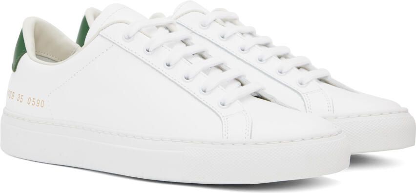 Common Projects White Retro Low Sneakers - Picture 2