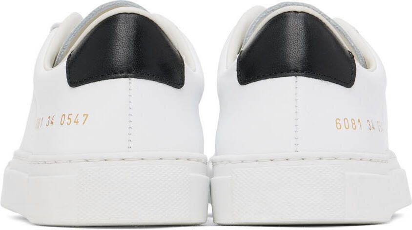 Common Projects White Retro Low Sneakers