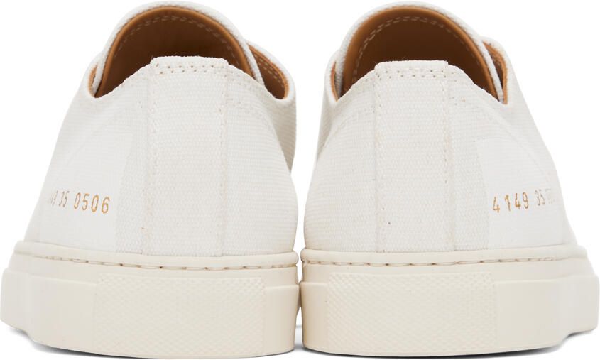 Common Projects White Tournament Low Sneakers