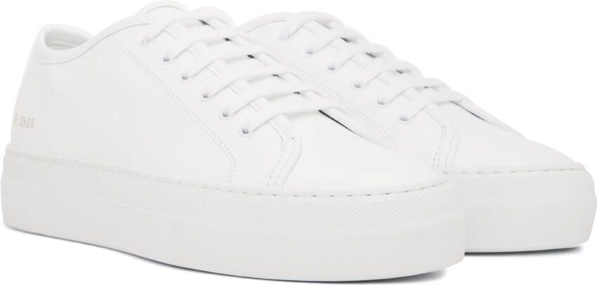 Common Projects White Tournament Super Low Sneakers - Picture 2