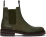 Common Projects Green Kenia Chelsea Boots - Thumbnail 1