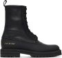 Common Projects Rubber Technical Lace-Up Boots - Thumbnail 1
