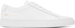 Common Projects White Achilles Low Sneakers