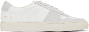 Common Projects White & Gray BBall Summer Sneakers