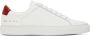 Common Projects White & Red Retro Low Sneakers - Thumbnail 1