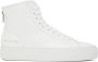 Common Projects White Tournament Super High Sneakers - Thumbnail 1