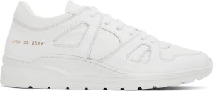 Common Projects White Track Technical Sneakers