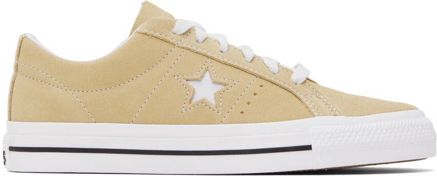 Converse Beige One Star Pro Sneakers