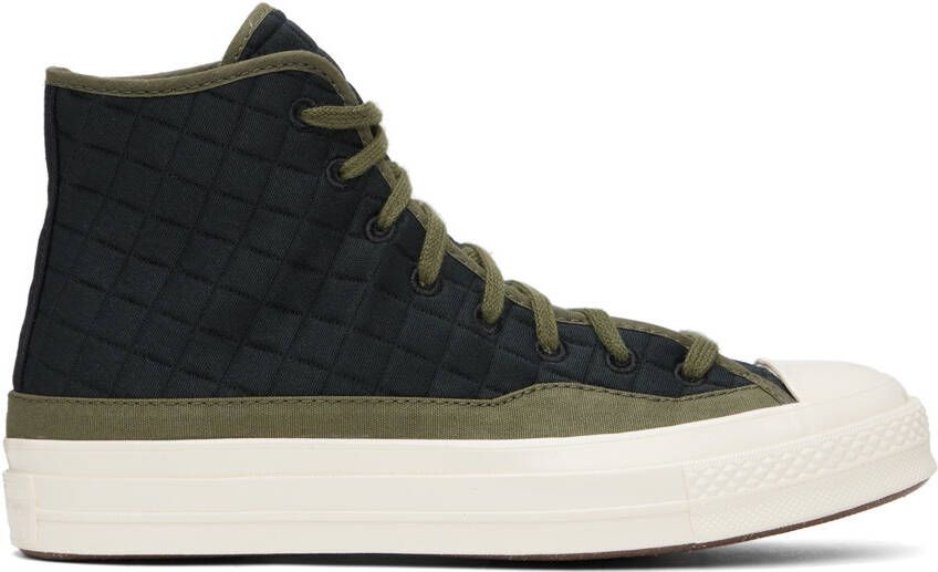 Converse Black & Green Chuck 70 Sneakers