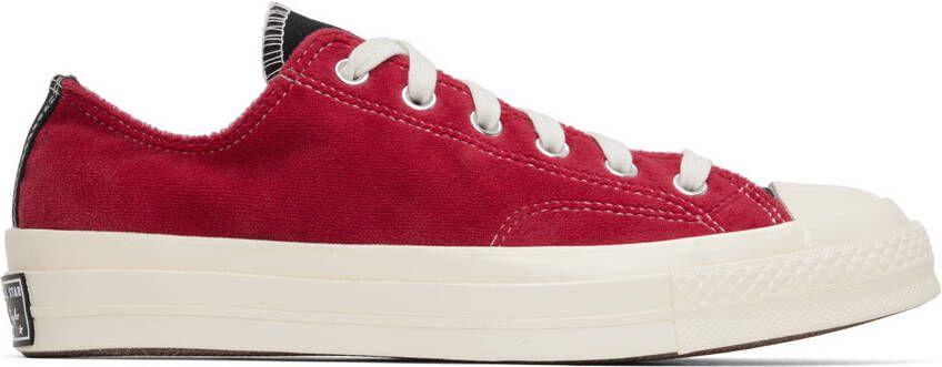 Converse Black & Red Chuck 70 OX Sneakers