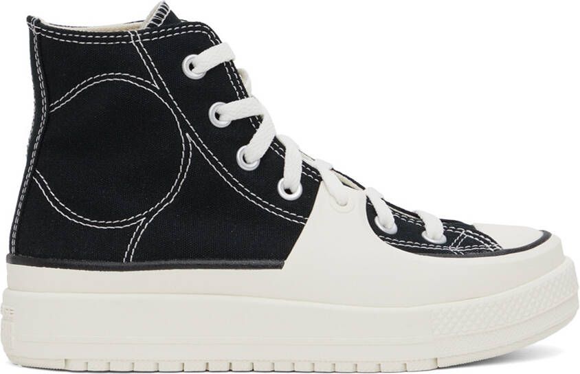 Converse Black & White Chuck Taylor All Star Construct Sneakers